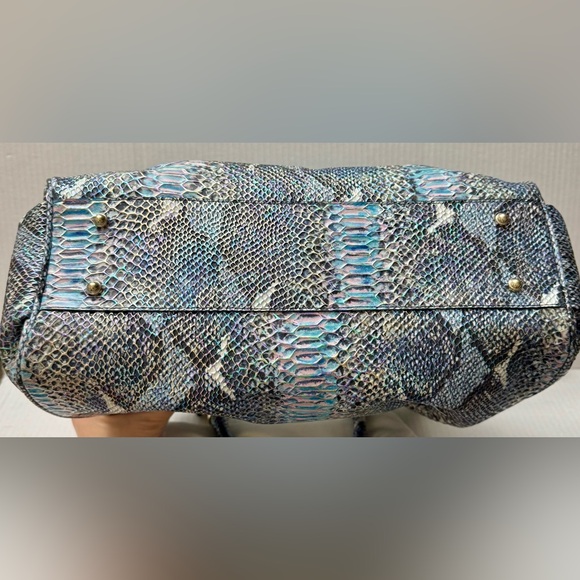 Brahmin Elise Satchel In Opal Marine Seville - Picture 7 of 8